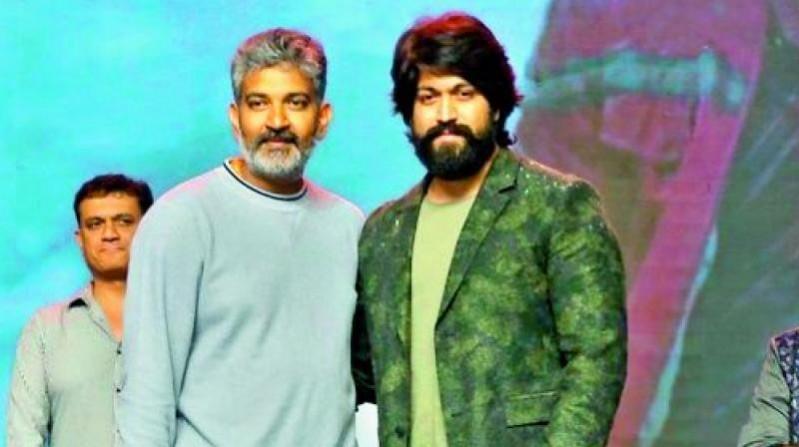 Yash with SS Rajamouli Yash with SS Rajamouli