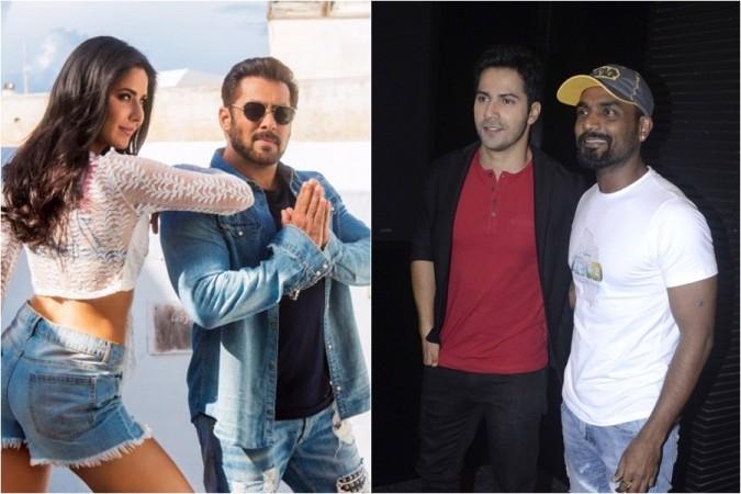 Katrina Kaif, Salman Khan, Varun Dhawan, Remo D'Souza Katrina Kaif, Salman Khan, Varun Dhawan, Remo D'Souza