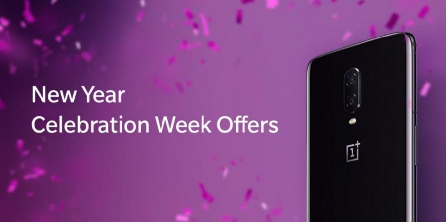 OnePlus 6T, New year, celebration week offer,