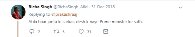 prakash raj tweet 1