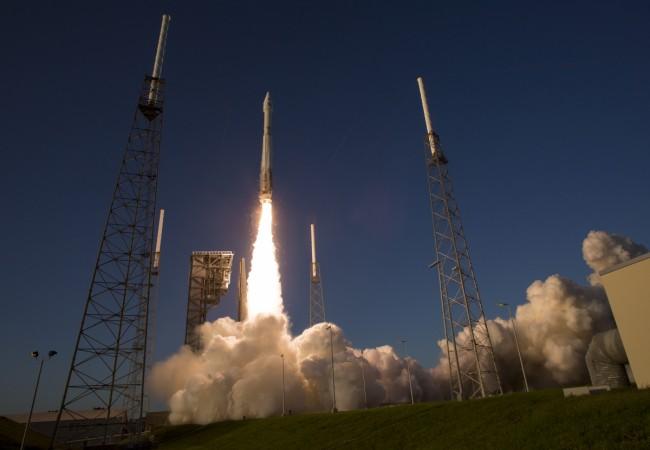 In this handout photo provided by NASA, the United Launch Alliance Atlas V rocket carrying NASA's Origins, Spectral Interpretation, Resource Identification, Security-Regolith Explorer (OSIRIS-REx) spacecraft lifts off on from Space Launch Complex 41 on Thursday, Sept. 8, 2016, at Cape Canaveral Air Force Station in Florida. Osiris R Ex NASA rocket launch