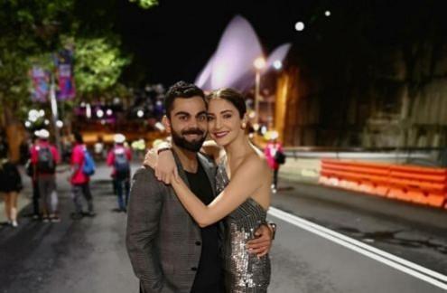 Virat Kohli with wife Anushka Sharma in Australia. Virat Kohli Anushka Sharma
