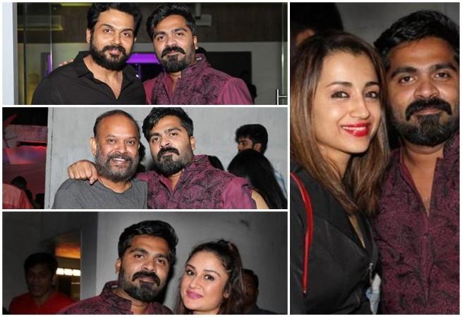 Celebs at Simbu's New Year bash. Simbu New Year Party
