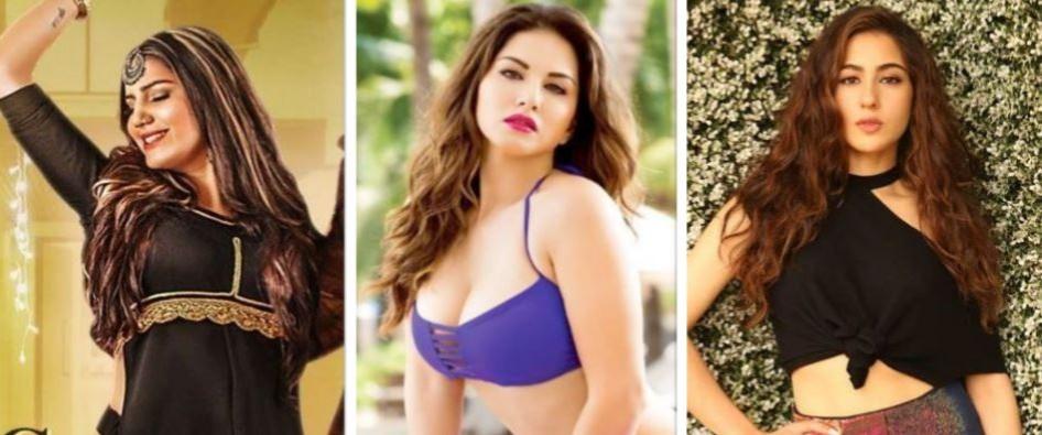 Sapna Chaudhary, Sunny Leone, Sara Ali Khan