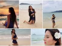 Harshika Poonacha Hot in Bikini