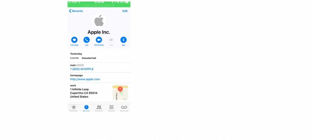 Apple, Caller ID, Apple Care, Customer Support