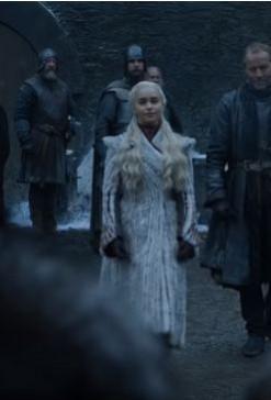 Sansa greet Danerys Daenerys Winterfell