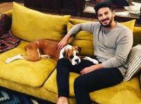 Dulquer Salmaan dog