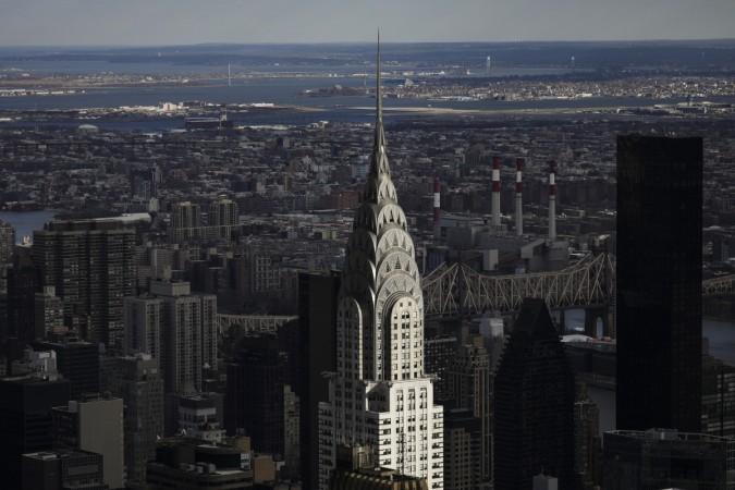 NEW YORK, NY - JANUARY 9: The Chrysler Building stands in Midtown Manhattan, January 9, 2019 in New York City. New York Citys iconic Chrysler Building has been put up for sale. The building's owners, the Abu Dhabi Investment Council and New York developer Tishman Speyer, have hired a commercial real estate firm to market the landmark office tower. Chrysler Building