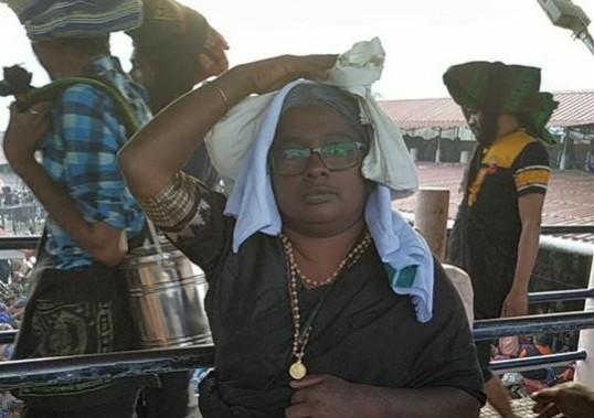 A 36-year old Dalit woman claimed that she entered the Sabarimala temple disguised as an elderly woman on january 8, 2019 A 36-year old Dalit woman claimed that she entered the Sabarimala temple disguised as an elderly woman on january 8, 2019