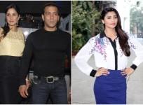 Salman Khan, Katrina Kaif (left), Daisy Shah (right)