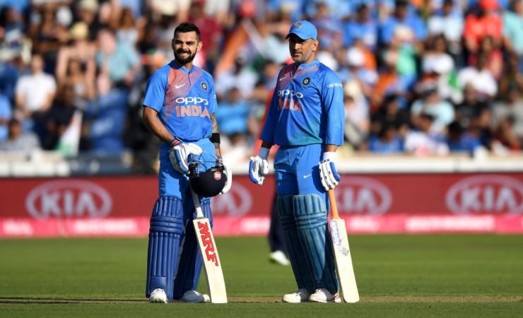 Virat Kohli and MS Dhoni Virat Kohli MS Dhoni India cricket team