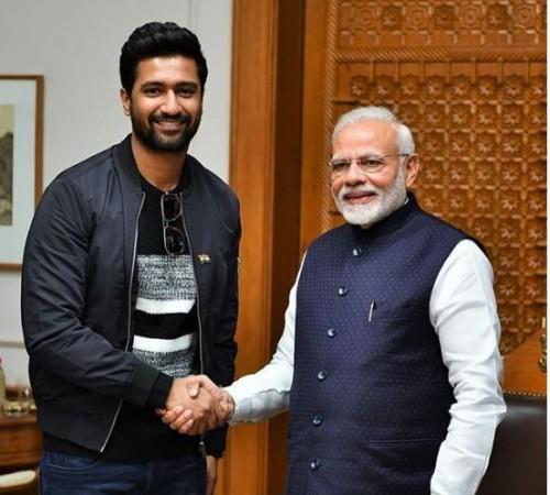 Vicky Kaushal with Narendra Modi Vicky Kaushal with Narendra Modi