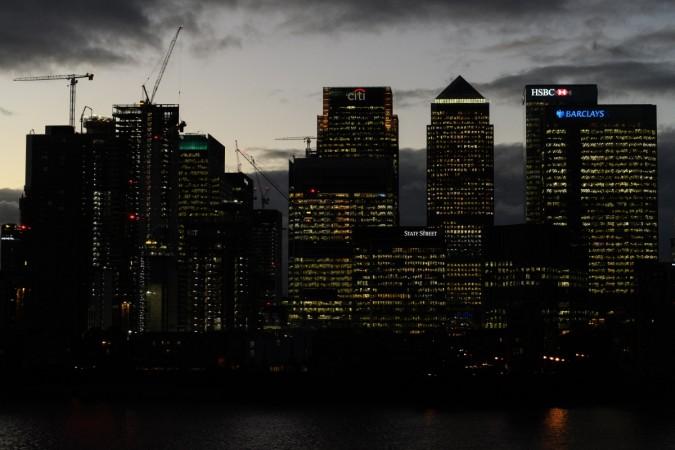 LONDON, ENGLAND - NOVEMBER 19: A general view of the nearby Canary Wharf financial district, as the annual CBI conference takes place on November 19, 2018 in London, England. The conference aims to provide delegates with insight to help them tackle the evolving issues that businesses will face in the future. The 2018 CBI Conference Takes Place On The Greenwich Peninsular