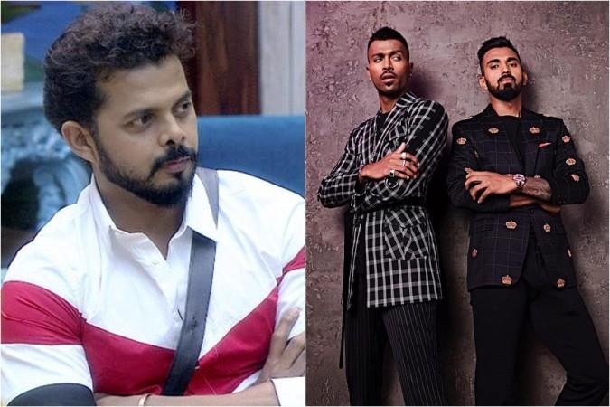 Sreesanth, Hardik Pandya, KL Rahul Sreesanth, Hardik Pandya, KL Rahul