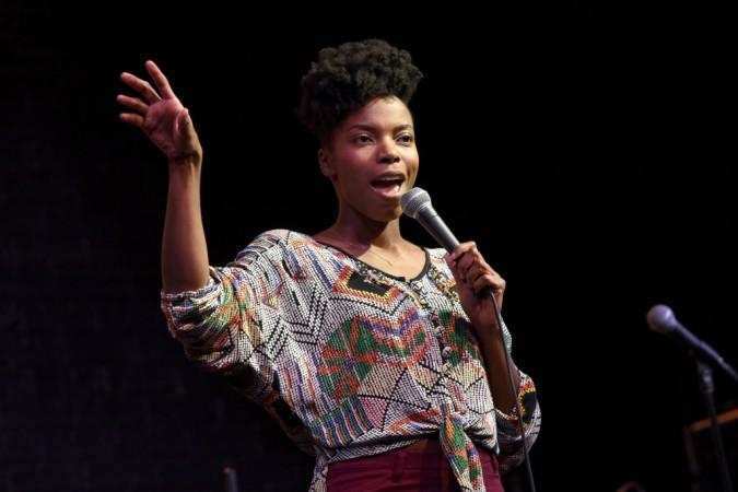 Sasheer Zamata performs onstage Sasheer Zamata