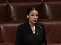 Alexandria Ocasio-Cortez Criticizes Donald Trump, Government Shutdown In First House Speech