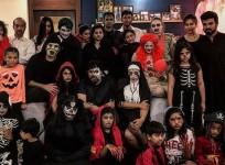 Mega family members at 2018 Halloween party