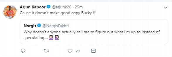 Arjun Kapoor and Nargis on Twitter Arjun Nargis