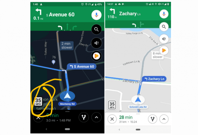 Google Maps gets speed limit markers Google Maps gets speed limit markers