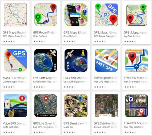 fake, Google, GPS, navigation, apps, Play store