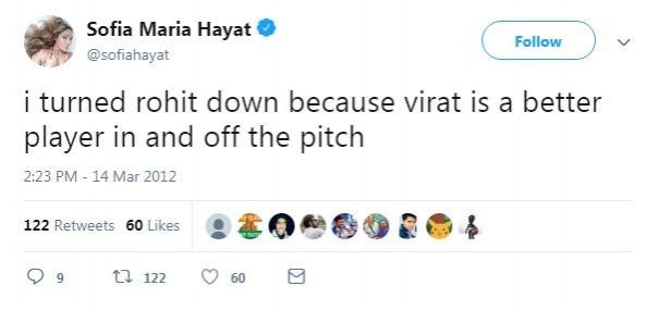 Sofia Hayat old tweets