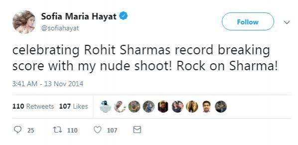 Sofia Hayat old tweets