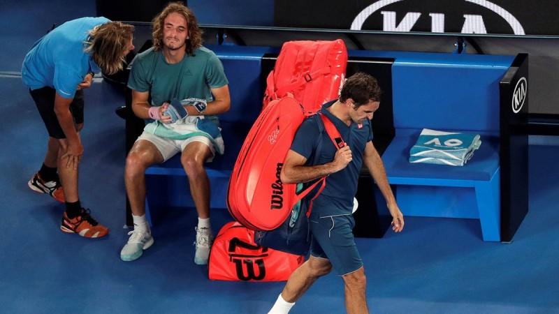 Stefanos Tsitsipas ousts Roger Federer Roger Federer