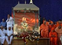 The body of Indian spiritual leader Shivakumara Swami