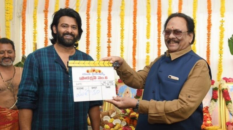 Prabhas and Krishnam Raju Prabhas and Krishnam Raju
