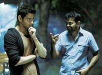 Mahesh Babu with Sukumar on 1: Nenokkadine set