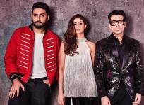 Abhishek Bachchan, Shweta Bachchan, Karan Johar