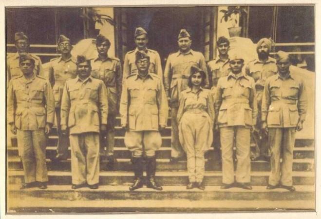 Netaji Subhas Chandra Bose and Members of the Azad Hind Fauj - 1940's INA, netaji,