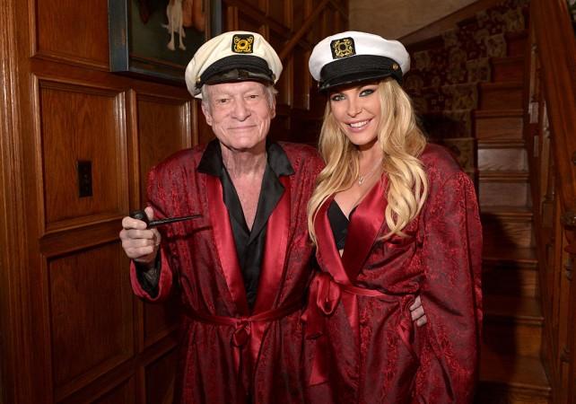 Hugh Hefner and Crystal Hefner (Harris) Crystal Harris