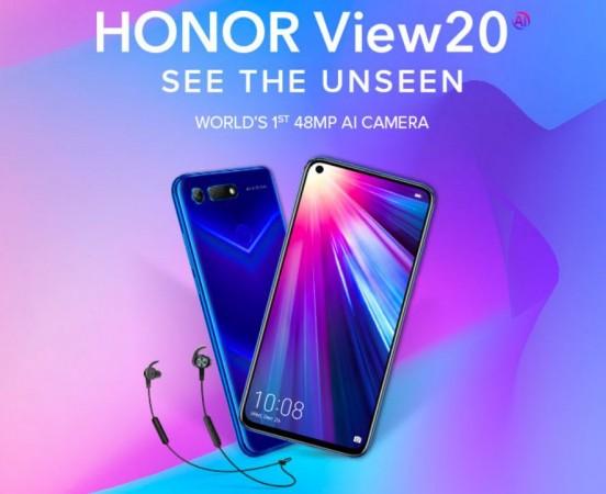Honor View20 will be available exclusively on Amazon and Hi Honor India e-store Honor View20, Amazon, India, launch,price