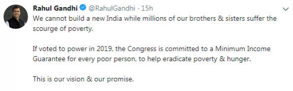 Rahul Gandhi tweet
