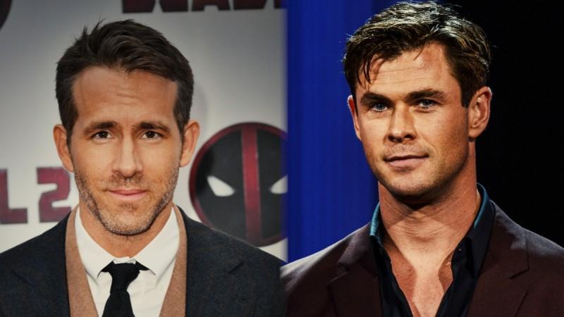 Chris Hemsworth trolls Ryan Reynolds Chris Hemsorth and Ryan Reynolds