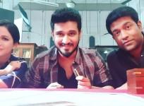 Nikhil Siddhartha on Mudra set