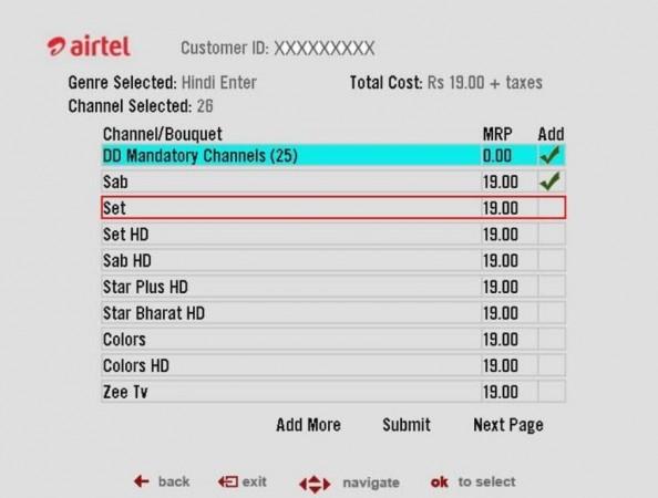 Airtel Digital TV owners can pick any channels from any genre Airtel, digital TV, new subscription plan