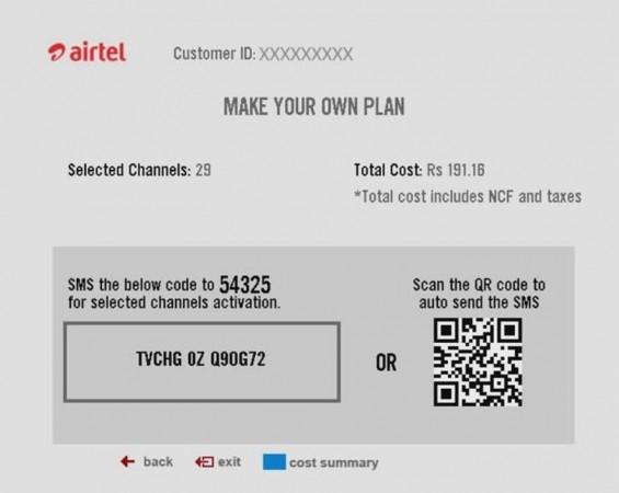 Airtel's new QR scanning method is a simple way to pick channels Airtel, digital TV, new subscription plan