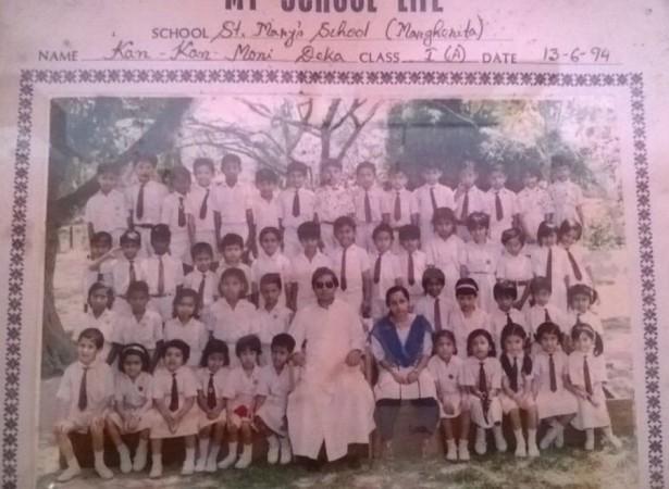 Anushka Sharma, Sakshi Dhoni pictures from their school days Anushka Sharma, Sakshi Dhoni pictures from their school days