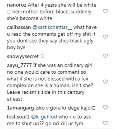 Nysa Devgn falls prey to racist comments Nysa Devgn falls prey to racist comments