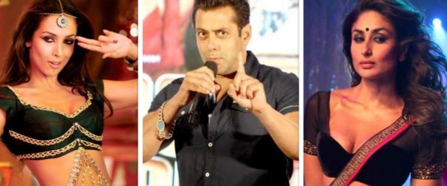 Malaika Arora, Salman Khan, Kareena Kapoor