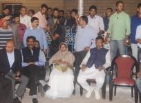 Mamata Banerjee at Dharamtala