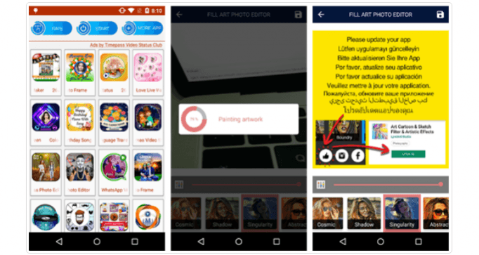 Fake apps removed from Play Store Fake apps removed from Play Store