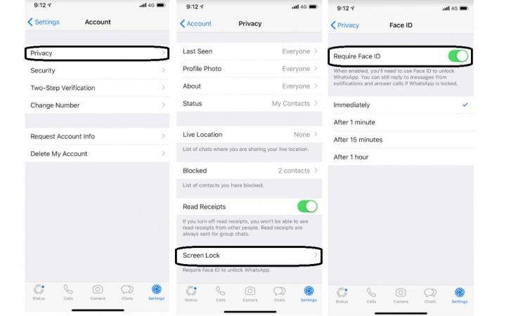 WhatsApp for iOS gets new update with Touch ID and Face ID authentication feature for iPhones and iPads. WhatsApp, iOS, Touch ID, Face ID