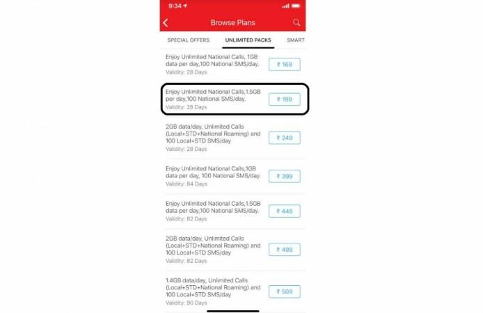 Airtel has revised the Rs 199 unlimited data plan with more benefits Airtel, monthly, data, Rs 199, validity, unlimited calling, tariff plan