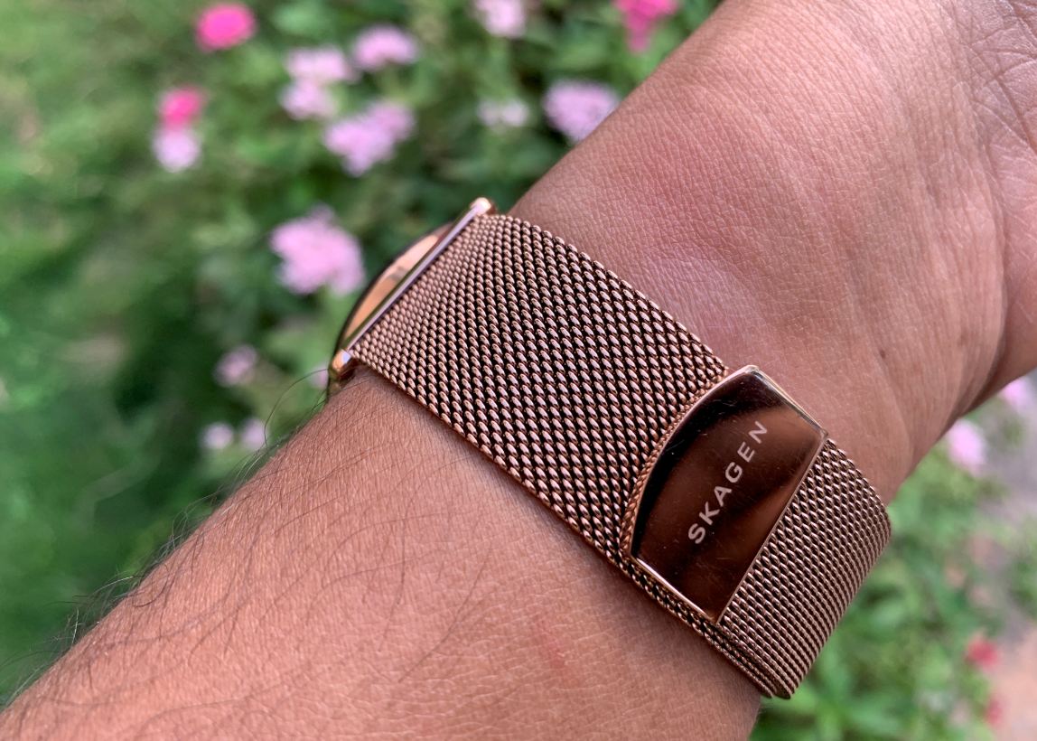 skagen falster rose gold