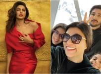 Priyanka Chopra, Sushmita Sen, Rohman Shawl, Alisah and Renee