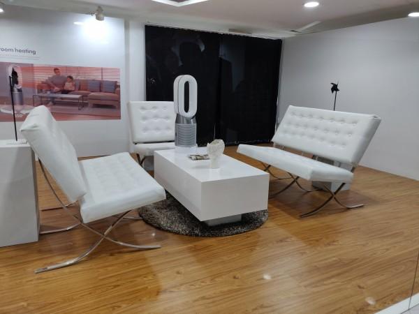 Dyson Hot Cool air purifier comes in two colours, white and blue Dyson Hot Cool air purifier comes in two colours, white and blue